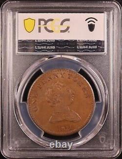 1811 Great Britain Royal Exchange Bilston One Penny Token -PCGS AU58 Top POP