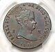 1846, Spain, Queen Isabella Ii. Copper 8 Maravedis Coin. Top Pop 1/0! Pcgs Au55