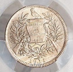 1911, Guatemala (Republic). Nice Nickel 1 Real Coin. Top Pop 3/0! PCGS MS-66