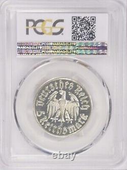 1933 E? Top Pop? 5 Reichsmark Silver Coin Martin Luther PCGS PR64CAM KM# 80