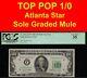 1950 $100 Frn Atlanta Mule Star Pcgs 35 Top Pop 1/0 Only Known Fr 2157-fm
