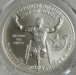 1996-d $1 Paralympic Commemorative Silver Dollar Pcgs Ms70 #44614743 Top Pop