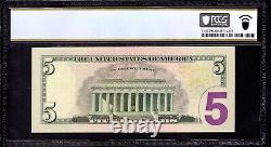 2006 $5 Federal Reserve Note New York Fr. 1993-b Top Pop Pcgs B Superb Gem 69 Ppq