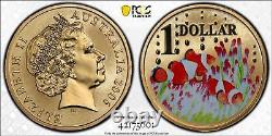 2006 Australia $1 Clown Fish Colorized Coin PCGS MS69 Top Pop 10/0 #5601