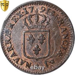 #868250 Coin, France, Louis XVI, Sol ou sou, Sol, 1791, Paris, TOP POP, PCGS