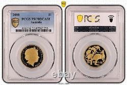 Australia 2000 Mob of Roos $1 Proof Coin PCGS PR70DCAM Eq Top Pop #3253
