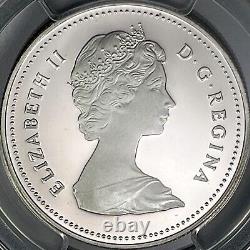 CANADA. 1983, 1 Dollar PCGS PR69 Top Pop? Queen Elizabeth II, Voyageur 343