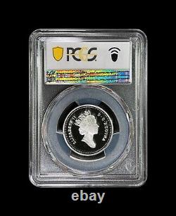 CANADA. 2000, 50 Cents, Silver PCGS PR69 Top Pop? Hockey, 1st Game