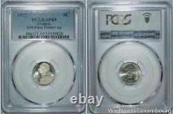 F3839 Rare TOP POP 5 Centimes Marianne Piefort 1972 Silver PCGS SP69 (150 only)