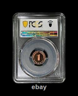 GERMANY. 1979, 1 Pfennig, D PCGS PR67 DCAM Top Pop? Munich Proof? Toned