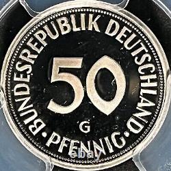 GERMANY. 1979, 50 Pfennig, G PCGS PR69 DCAM Top Pop? Karlsruhe Trümmerfrau