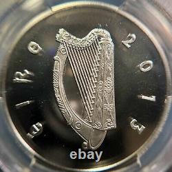 IRELAND. 2013, 15 Euro, Silver PCGS PR69 Top Pop? Dublin Lockout, Larkin