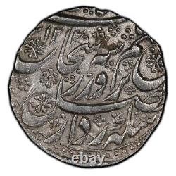 Kashmir Shah Shuja al-Mulk Rupee AH1220 3 (1806) AFGHANISTAN PCGS AU55 TOP POP