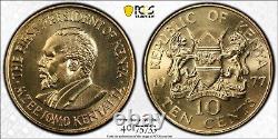 Kenya 1977 10C PCGS SPECIMEN 68 Kings Norton Mint Collection TOP POP
