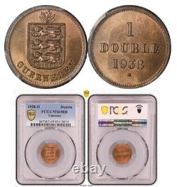 MS 65 RB PCGS 1938 Guernsey Coin TOP POP