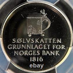 NORWAY. 1991, 5 Kroner PCGS PR69 Top Pop? Harald V, National Bank