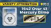 Pcgs Variety Attribution 1942 Over 41 Mercury Dime