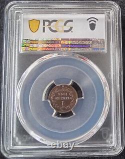 TOP POP PCGS MS66 BN 1896 R Italy One 1 Cent km#29 Copper Coin
