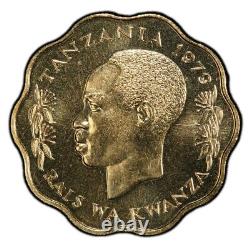 Tanzania 1979 10 Senti KM#? 11 PCGS SP68 Kings Norton Mint PROOF TOP POP