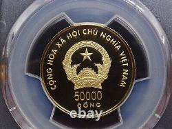 Vietnam Gold 50000 Dong Year Of The Monkey 2004 PCGS PR70 DCAM TOP POP