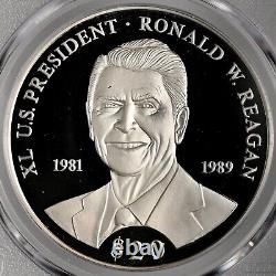 2000 $20 Preuve Liberia Ronald Reagan Pcgs Pr69 Dcam #47588972 Top Pop! (1 sur 1)