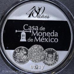 2015-Mo Mexique Preuve de médaille en argent de la Casa de Moneda PCGS PR 69 DCAM Top Pop