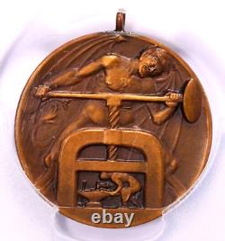 Allemagne, République de Weimar 1932 Schweitzer 2125 AE Médaille Mate PCGS SP65 TOP POP