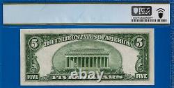 Billet de la Réserve fédérale de 1950 de 5 $, PCGS 68PPQ TOP POP 1/0, le mieux noté de Kansas City