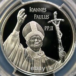 CANADA. 2005, 10 Dollars, Argent PCGS PR70 Top Pop? Pape Jean-Paul II RARE