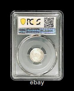 DANEMARK. 1891, 25 Ore, Argent PCGS MS64, Top Pop? Date Clé