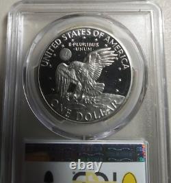 Dollar en argent Eisenhower de 1971-s $1 PCGS Pr70deep Cameo Contrast Rare R3 Top Pop