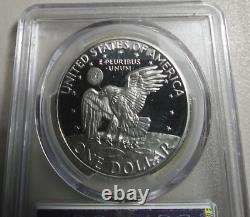 Dollar en argent Eisenhower de 1971-s $1 PCGS Pr70deep Cameo Contrast Rare R3 Top Pop