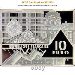 France 2021 10 La Persistance de la Mémoire-Dali, DCAM PCGS PR 70+COA Top Pop<br/> <br/>La Persistance de la Mémoire-Dali, France 2021 10, DCAM PCGS PR 70+COA Top Pop