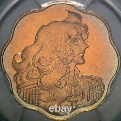 JAPON. 2007, Médaille PCGS MS67 Top Pop? La Rose de Versailles, Lady Oscar Manga