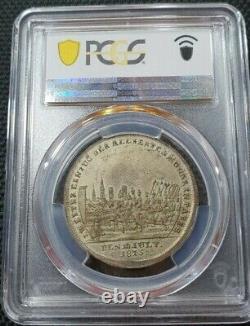 Médaille en argent PCGS 1815 MS 63 avec vue de la ville de Blucher Welling Top Pop RARE en France