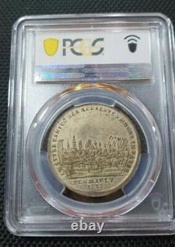 Médaille en argent PCGS 1815 MS 63 avec vue de la ville de Blucher Welling Top Pop RARE en France