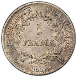 Napoléon Empereur 5 Francs 1808 Rouen Superbe PCGS AU58 Rare Qualité Top Pop