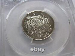 Pièce de monnaie de 10 cents de 1966, preuve PCGS PR69 DCAM Top POP, Reine Elizabeth II TOP Cert