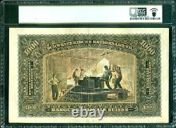 Suisse 1939. Banque nationale 1 000 francs, P-37e. PCGS 30 Top Pop